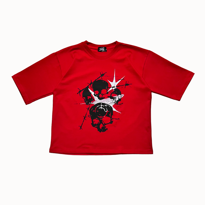 Tee corte murciélago "Red Sigth"