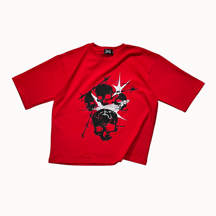 Tee corte murciélago "Red Sigth"