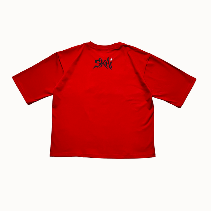 Tee corte murciélago "Red Sigth"